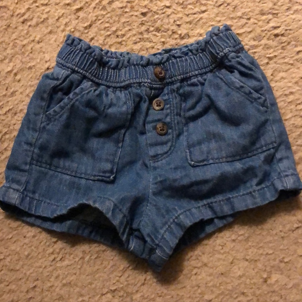 Old Navy Elastic Shorts 3-6 months